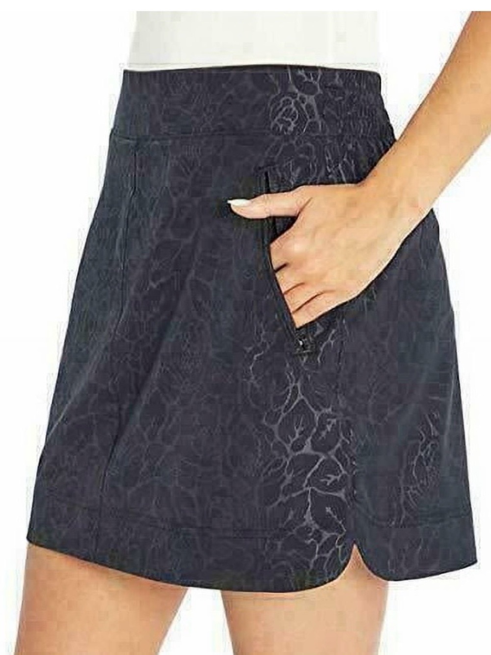 Orvis Rose Embossed Athletic Skirt Sz L